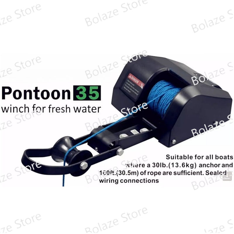 Marine Electric Windlass Saltw - Fishing Boat Anchor Winch recension och pris