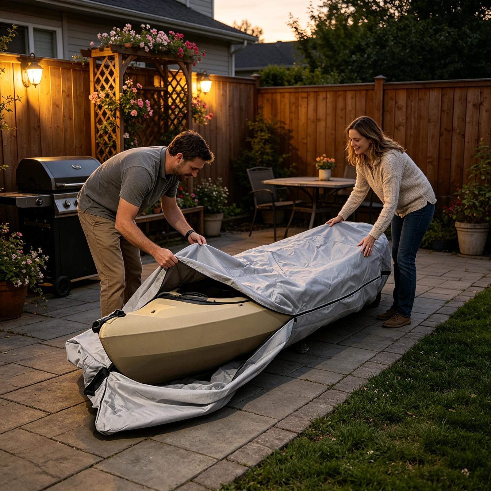 Kayak Covers For Outdoor Stora - Fishing Boat Cover recension och pris