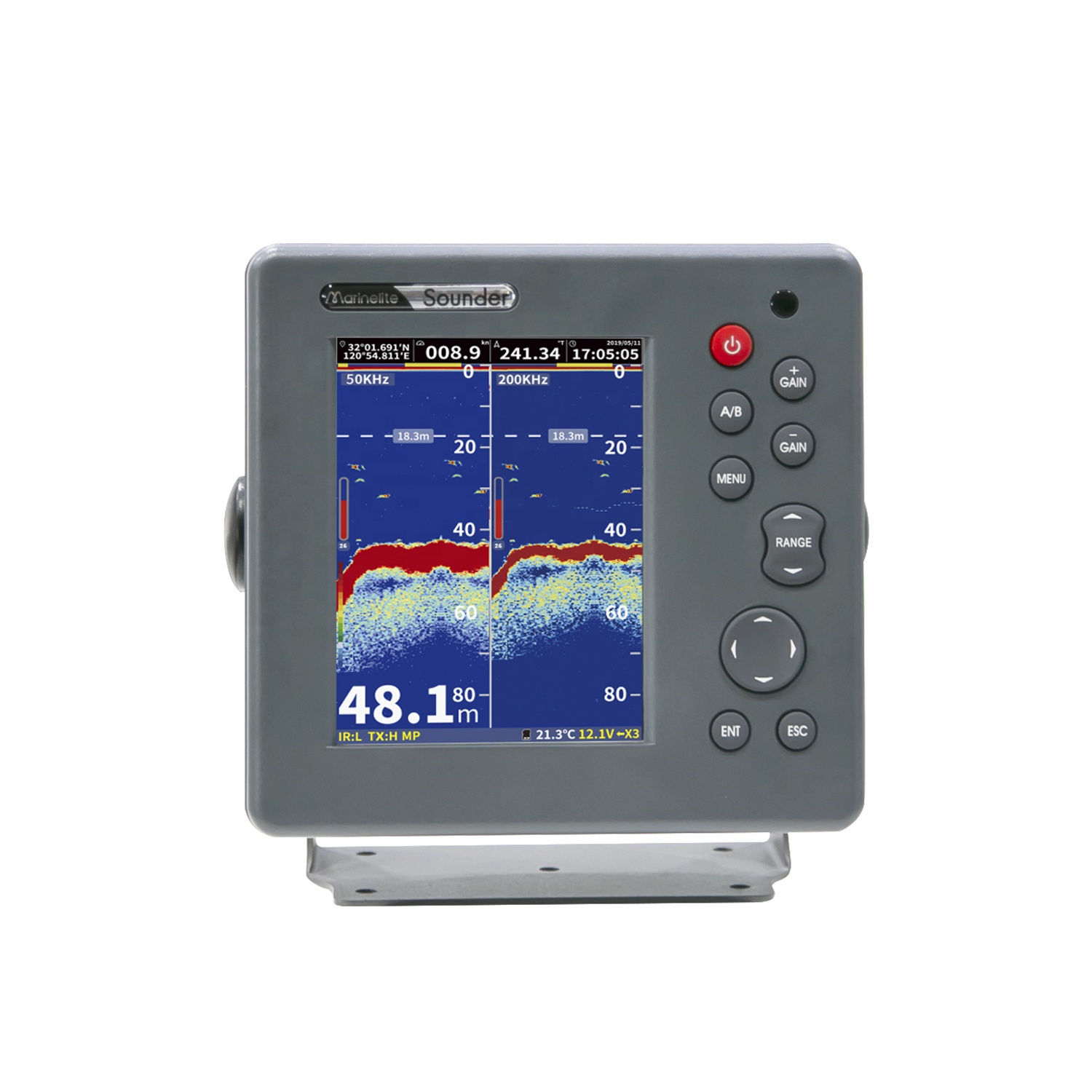 Commercial 6-inch Fish Finder  - Fishing Boat Depth Finder recension och pris