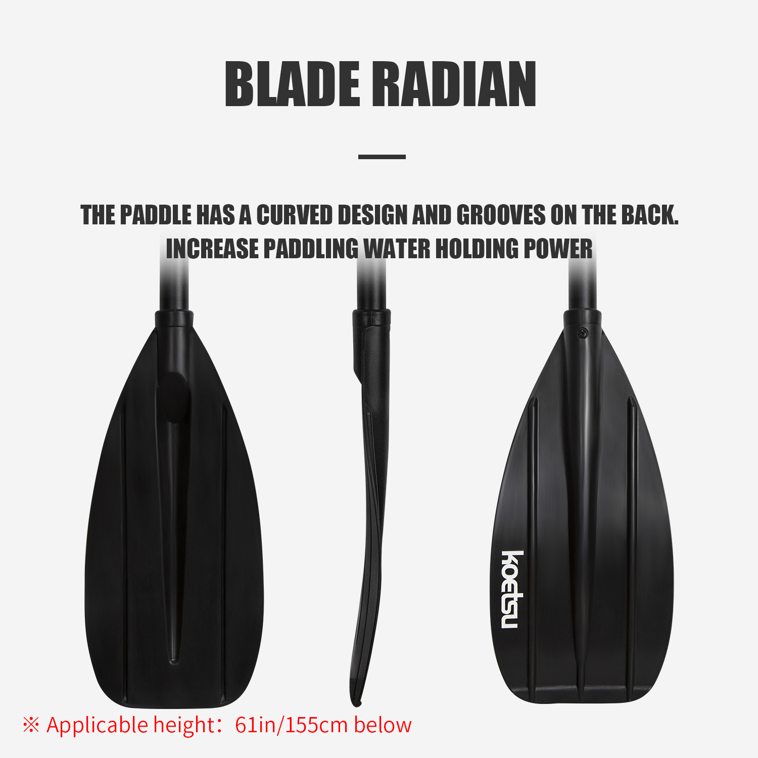 KOETSU Aluminum Alloy Double-H - Fishing Boat Paddle recension och pris