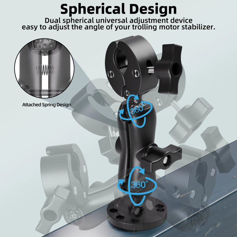 Trolling Motor Support Stabili - Fishing Boat Steering Wheel recension och pris