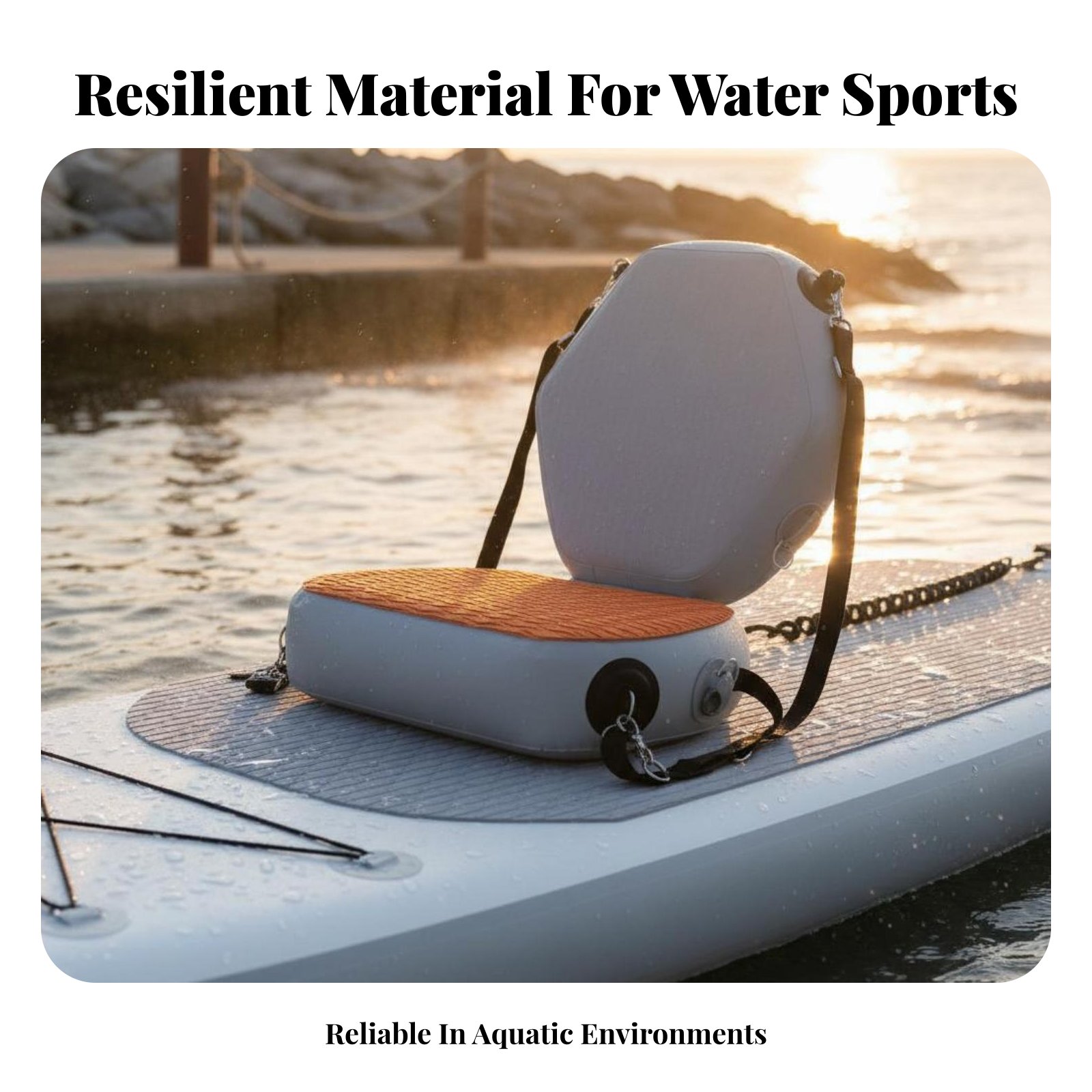 Inflatable Kayak Seat Wear-Res - Fishing Boat Seat recension och pris