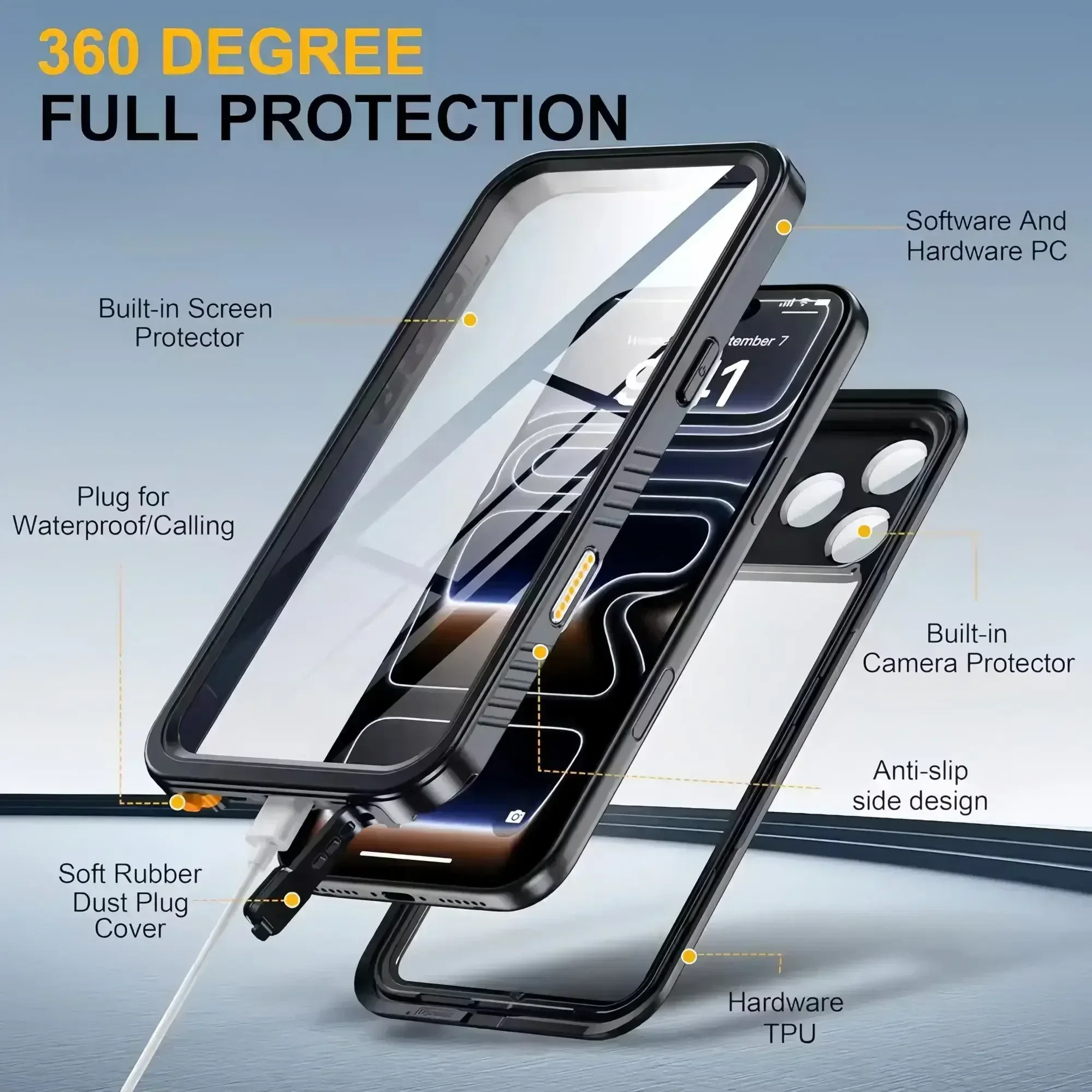 IP68 Waterproof Case for iphon - Fishing Boat Cover recension och pris