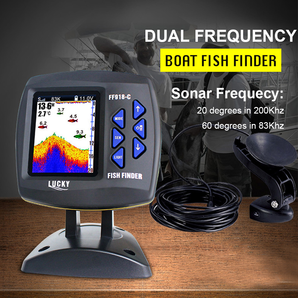 FF918-C100DS Color Screen Wire - Fishing Boat Depth Finder recension och pris