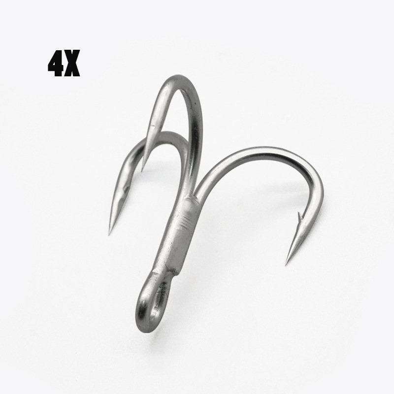 100Pcs Fishhooks 4X Strong Tre - Fishing Boat Anchor recension och pris