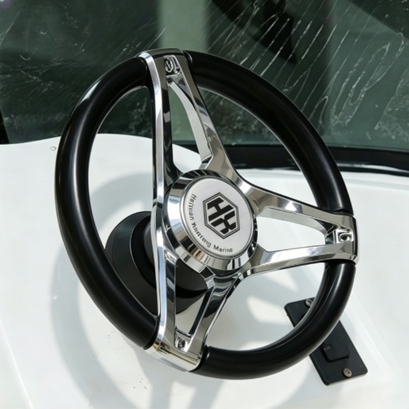 Marine Steering Wheel With Ass - Fishing Boat Steering Wheel recension och pris